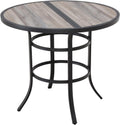 Adjustable Bar Height Round Table - All-Weather Patio Furniture