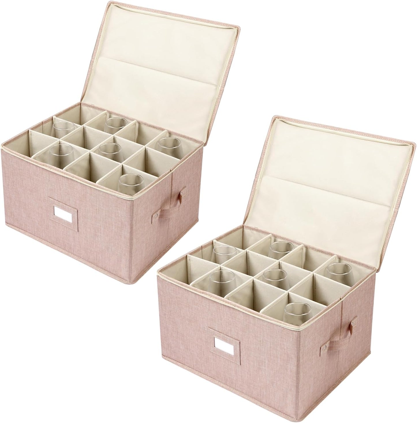 Premium Wine Glass Storage Box for Safe Stemware Protection