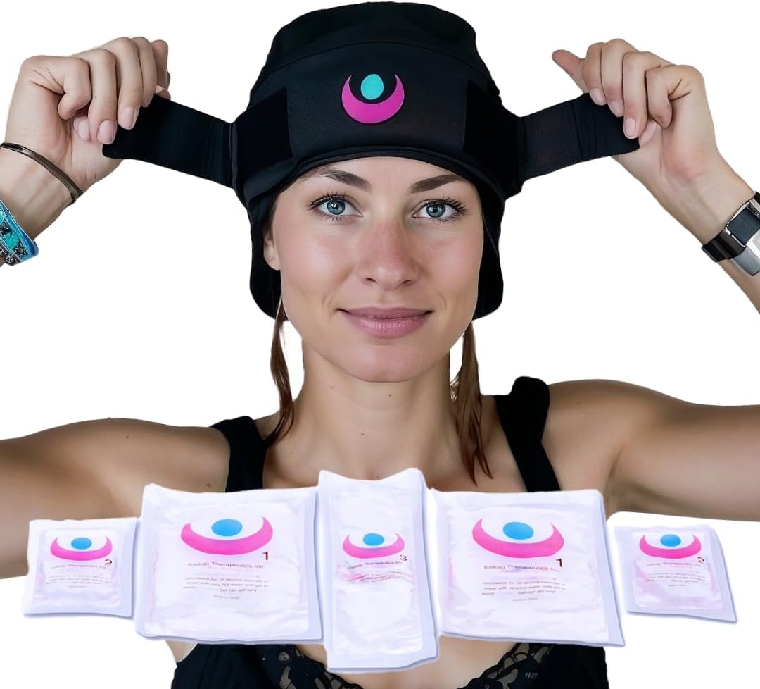 Cold Cap for Migraine Relief & Chemo with Adjustable Fit