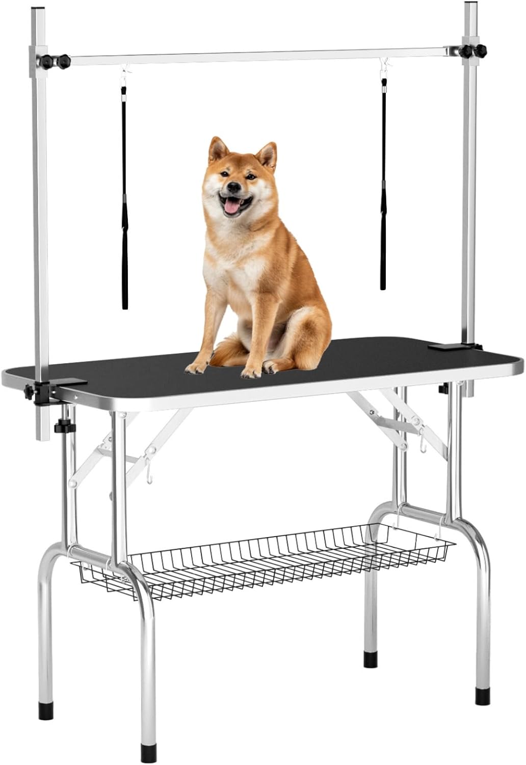 46in Dog Grooming Table for Large Dogs with Adjustable Arm
