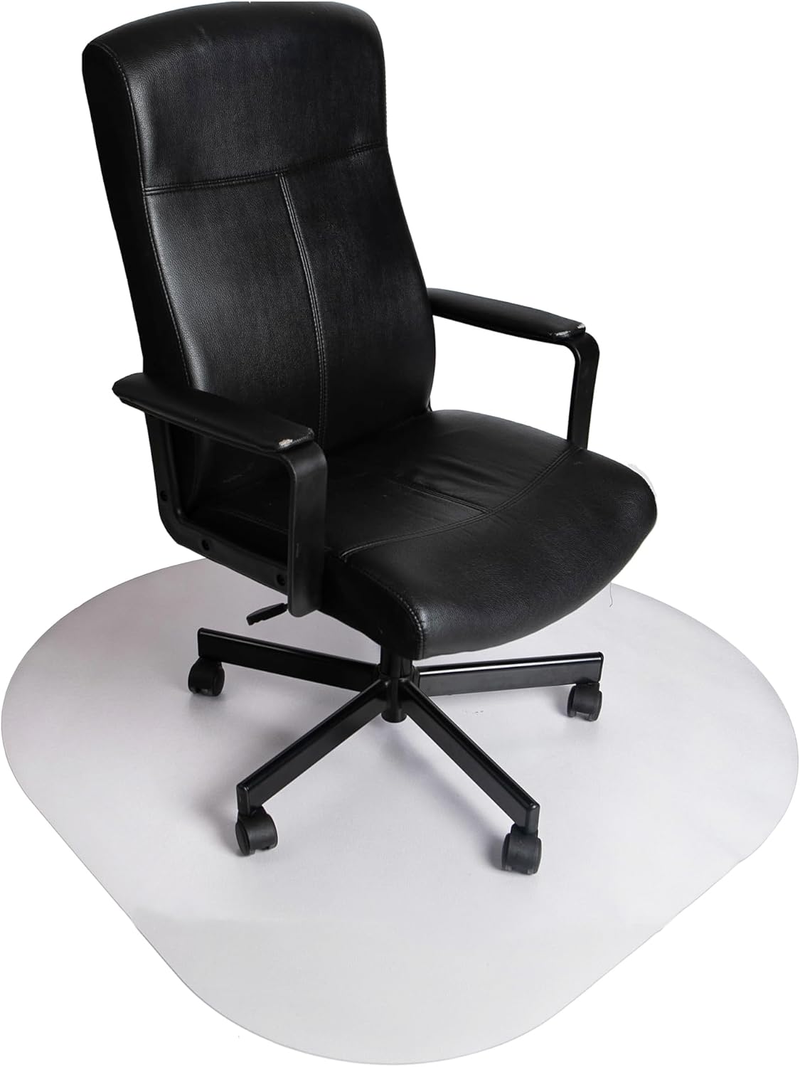 DESKU Heavy-Duty Clear Chair Mat for Hard Floor Protection