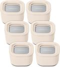 1.75 Cup Glass Food Storage Containers - Compact Stackable Set