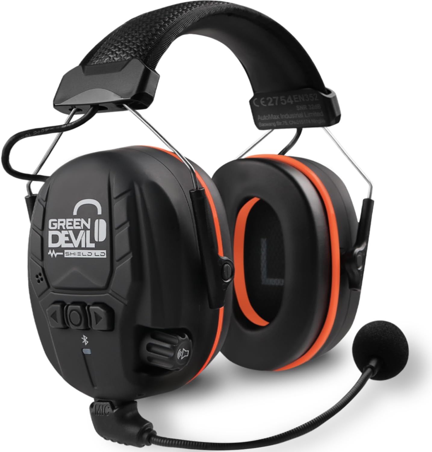 27dB Noise Cancelling Headphones with Boom Mic