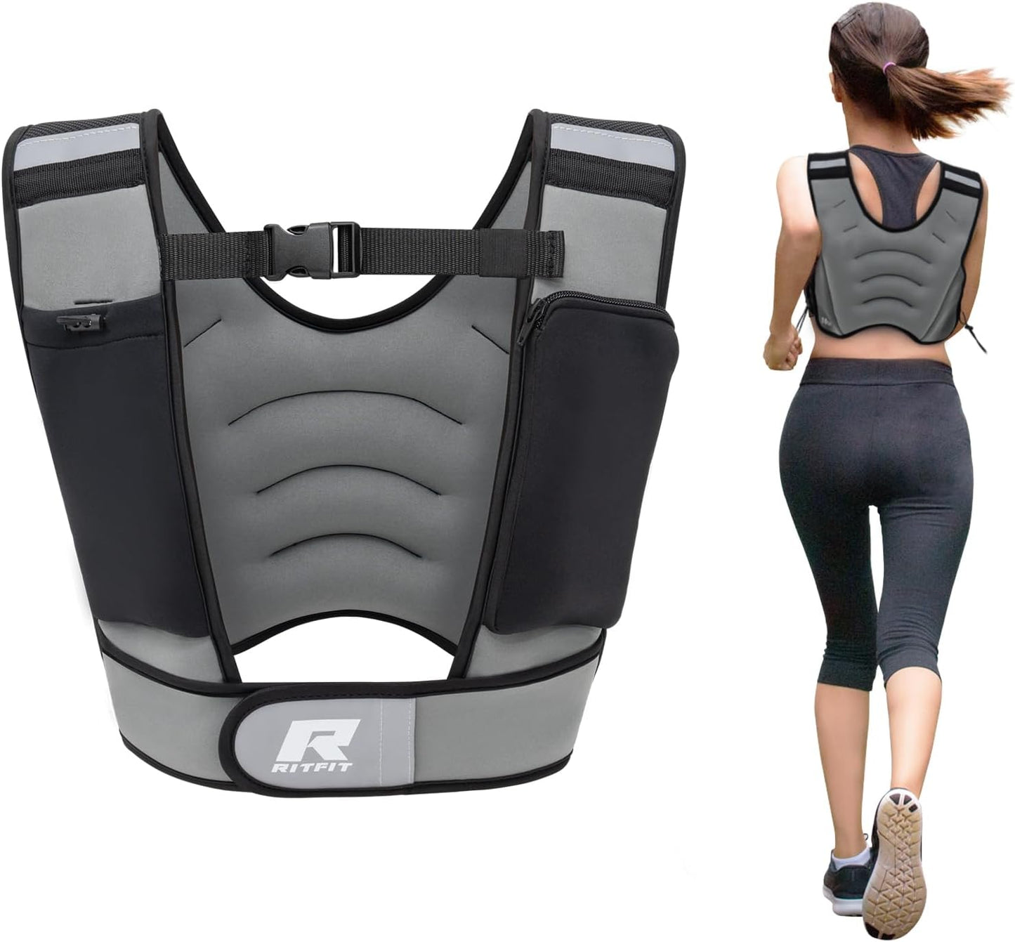 RitFit Weighted Vest for Enhanced Strength Training and Fitness