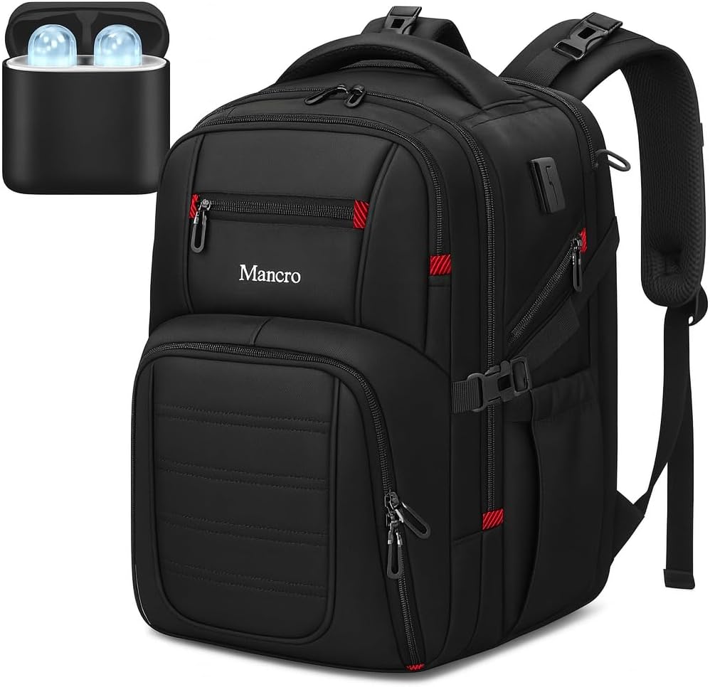 Mancro Dad Diaper Bag Backpack - Large Waterproof Travel Bag