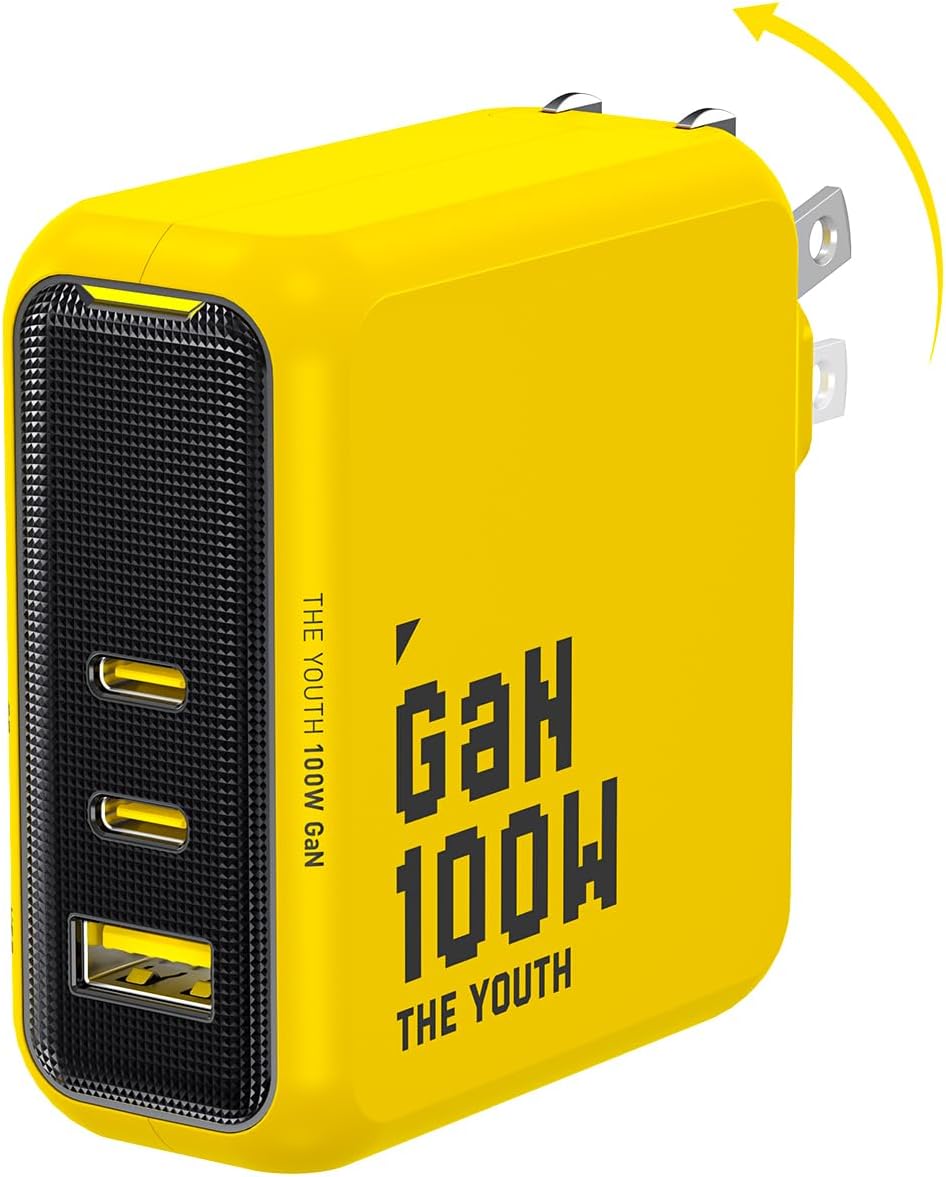 AOHI Youth 100W Gan+ USB C Wall Charger for Fast Charging