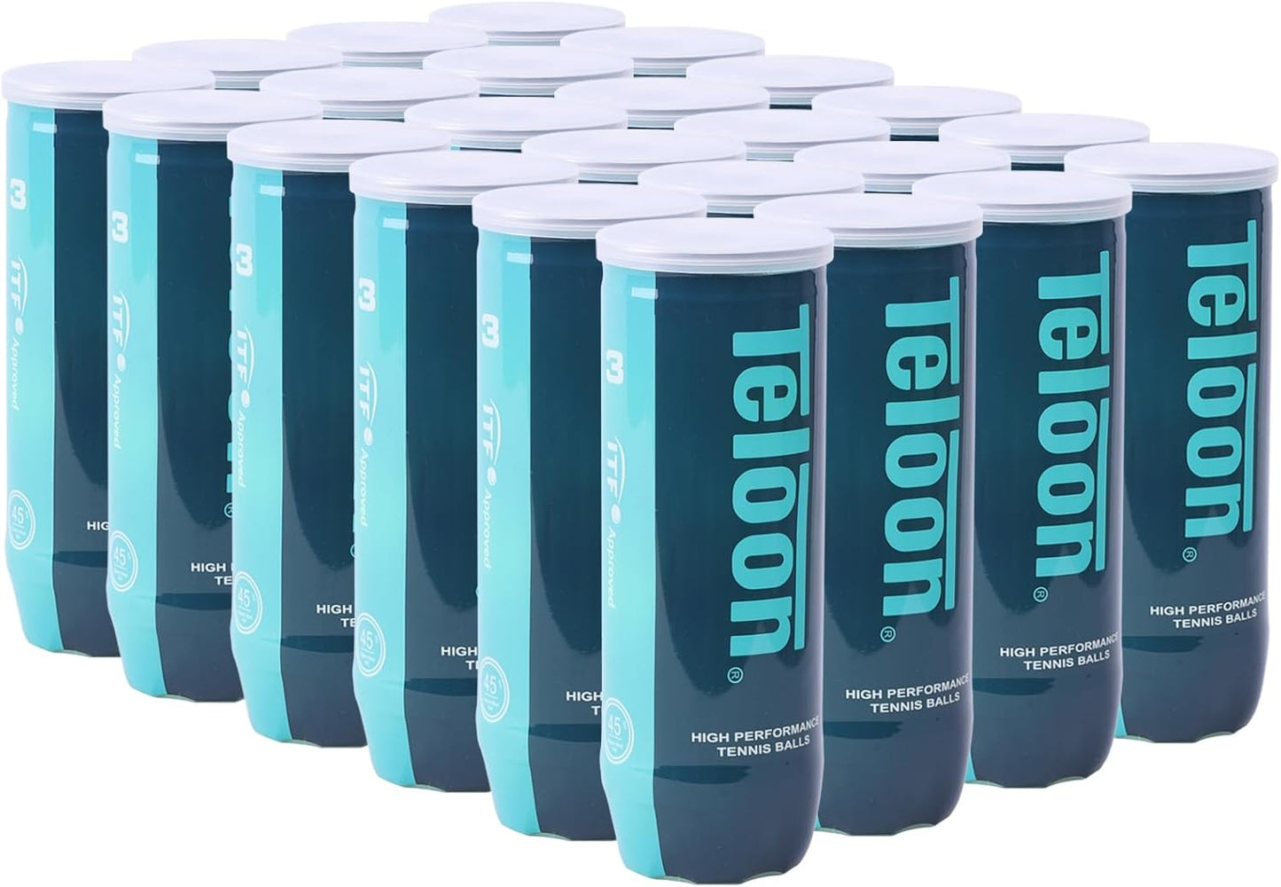 Teloon Championship Tennis Balls - Extra Duty for Training