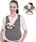 Supet Dog Sling Carrier for Small Pets, Hands-Free Comfort