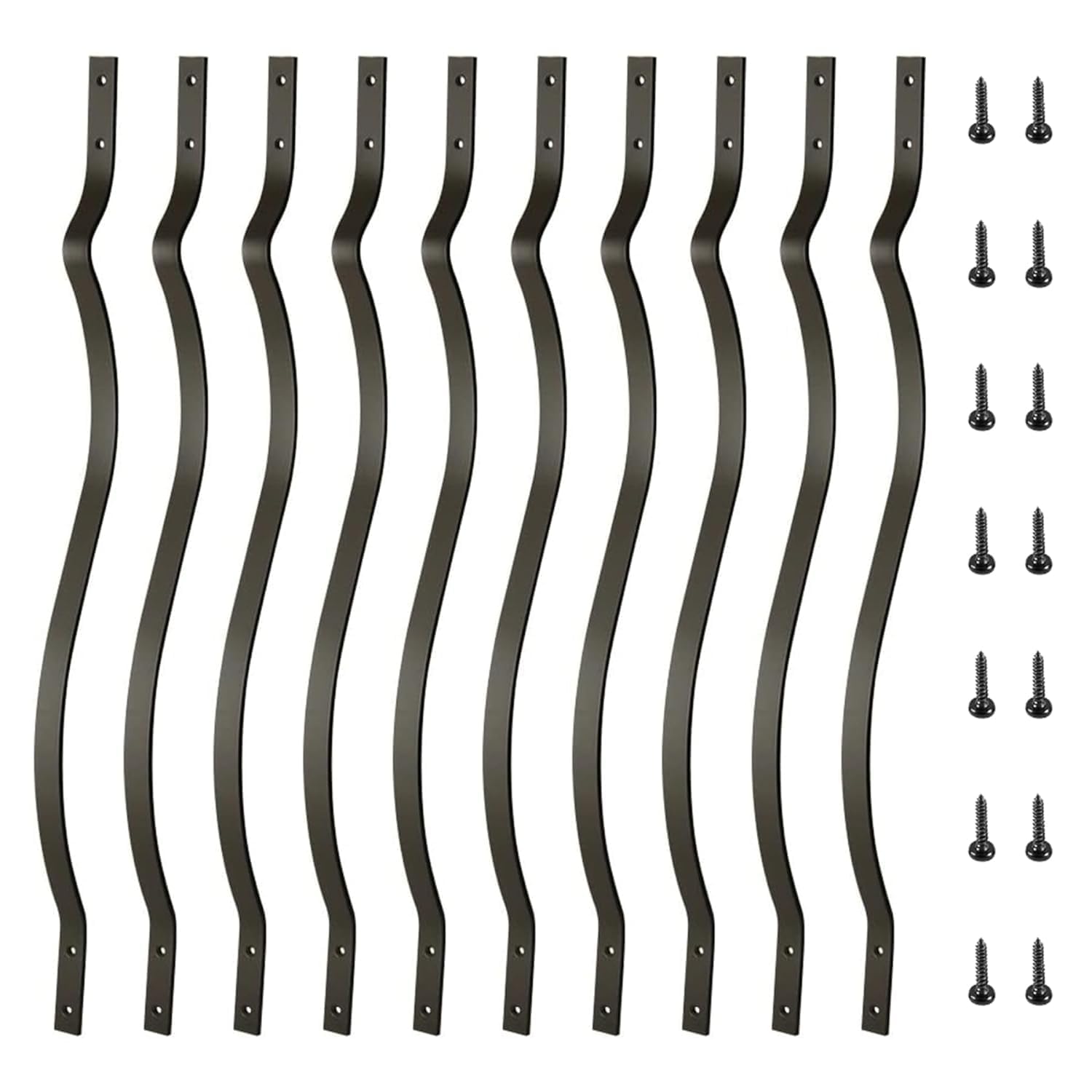 26 Pack Heavy Duty Metal Deck Spindles for Stylish Railings