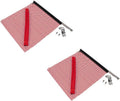 EZ Mount Warning Flag Red 18 in x 18 in Mesh Safety Flag 2 Pack - DOT
