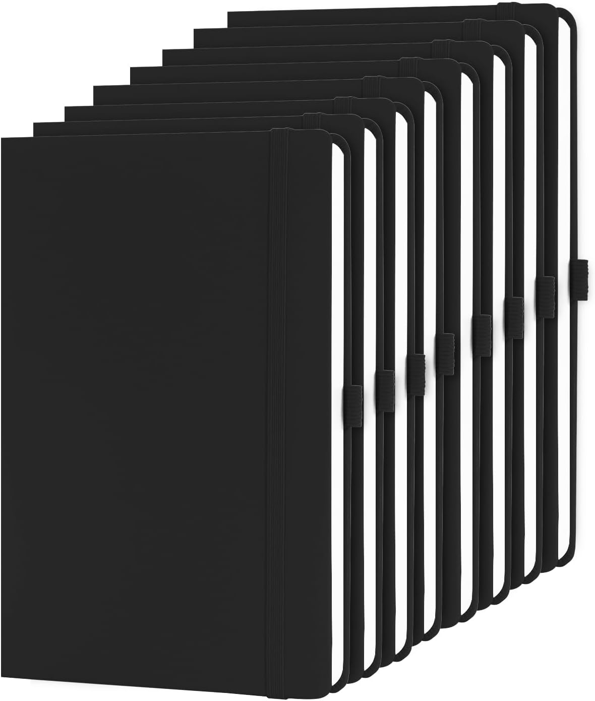 KODAPAGE Black A5 Lined Journal Notebook for Writing and Travel
