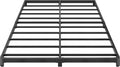 4 Inch Low Profile King Bed Frame with Rounded Corner Legs - Heavy