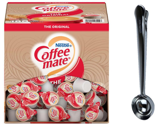 Non-Dairy Coffee Creamer Singles for Convenient Measure