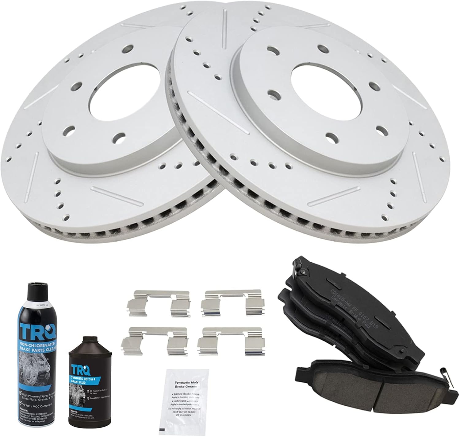 Premium G-Coated Ceramic Brake Pad & Rotor Kit for INFINITI QX56