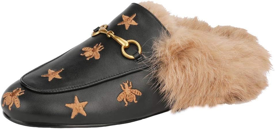 Comfortable Leather Buckle Mule Flats for Women by ARQA