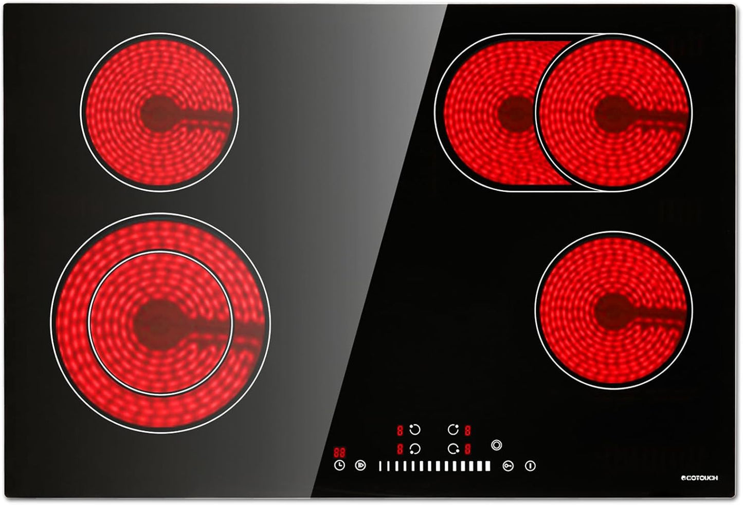 Electric Cooktop 30 Inch with 4 Burners for Efficient Cooking