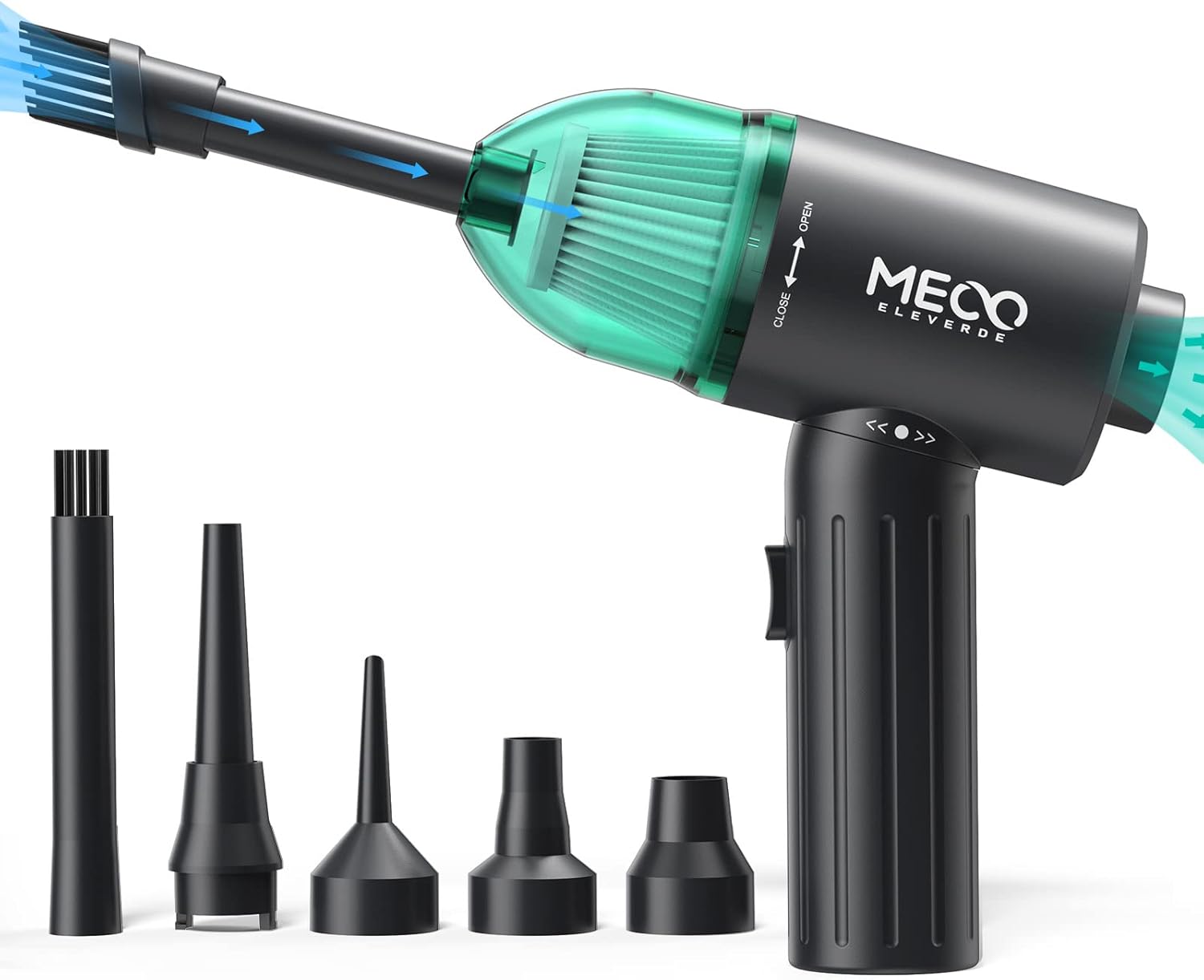 Electric Compressed Air Duster & Vacuum for Powerful Cleaning
