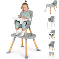 Ezebaby Baby High Chair 8-in-1 Convertible Highchair - Grows
