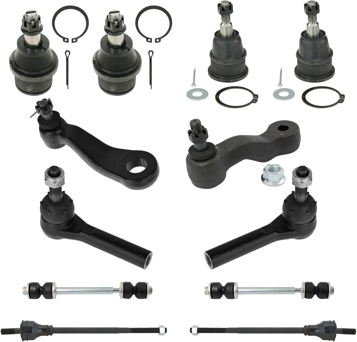 TRQ Front Steering & Suspension Kit for Chevrolet and GMC