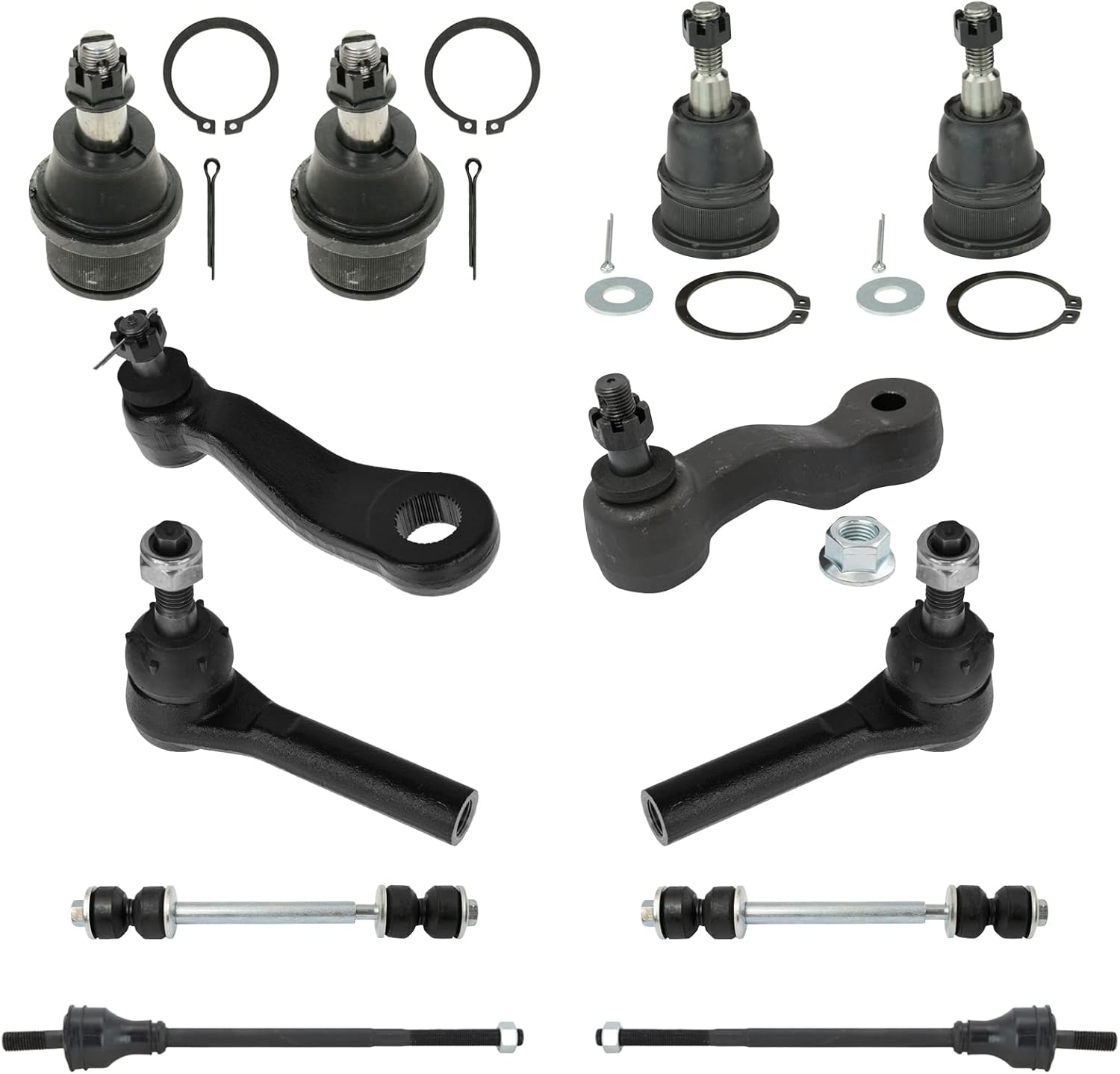 TRQ Front Steering & Suspension Kit for Chevrolet and GMC