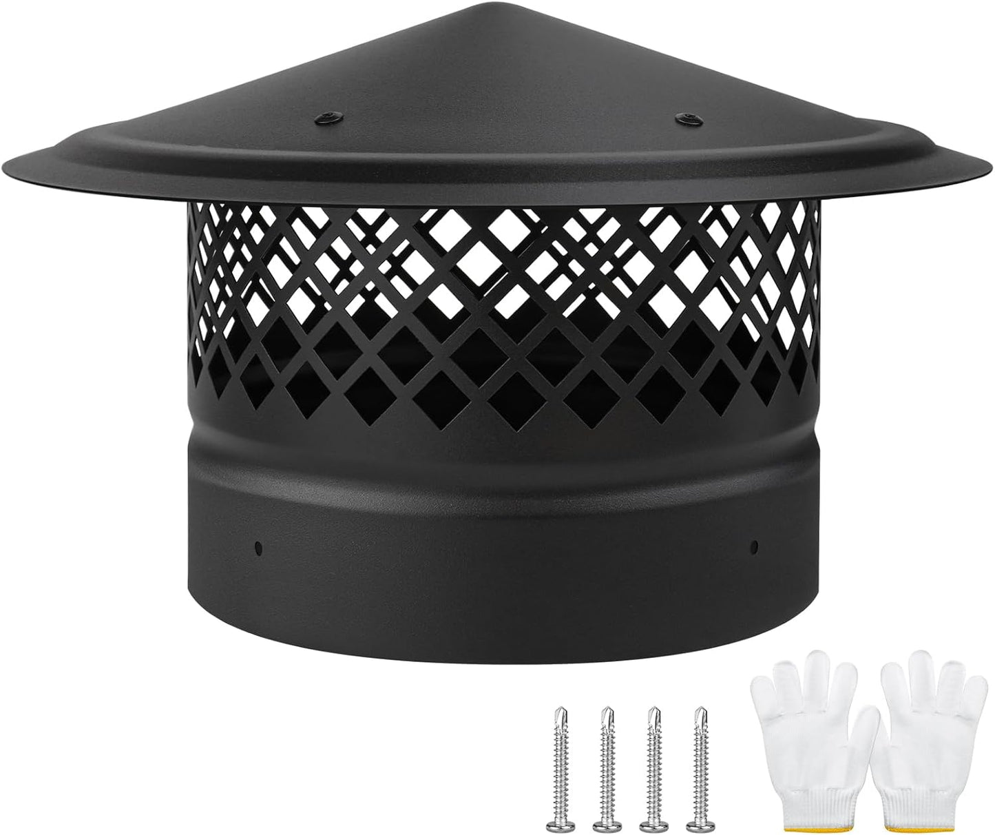 8 Inch Round Chimney Cap for Better Airflow and Protection
