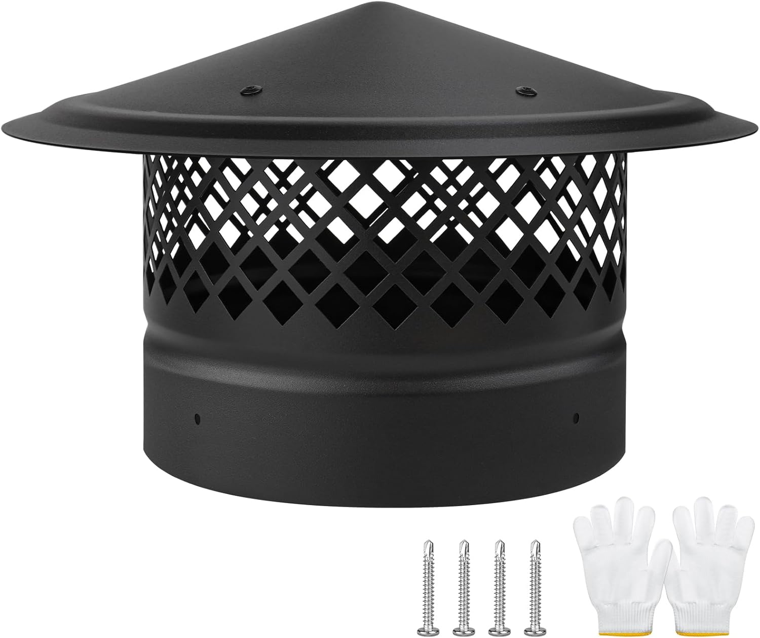 8 Inch Round Chimney Cap for Better Airflow and Protection