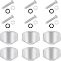 6PCS Small Square Guitar Tuning Pegs for Folk/Electric Guitar