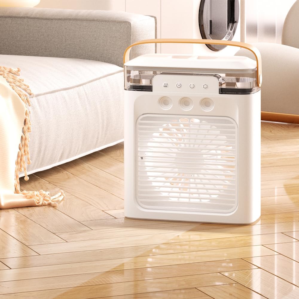 Portable Cooling Power: Jranter Mini AC Fan