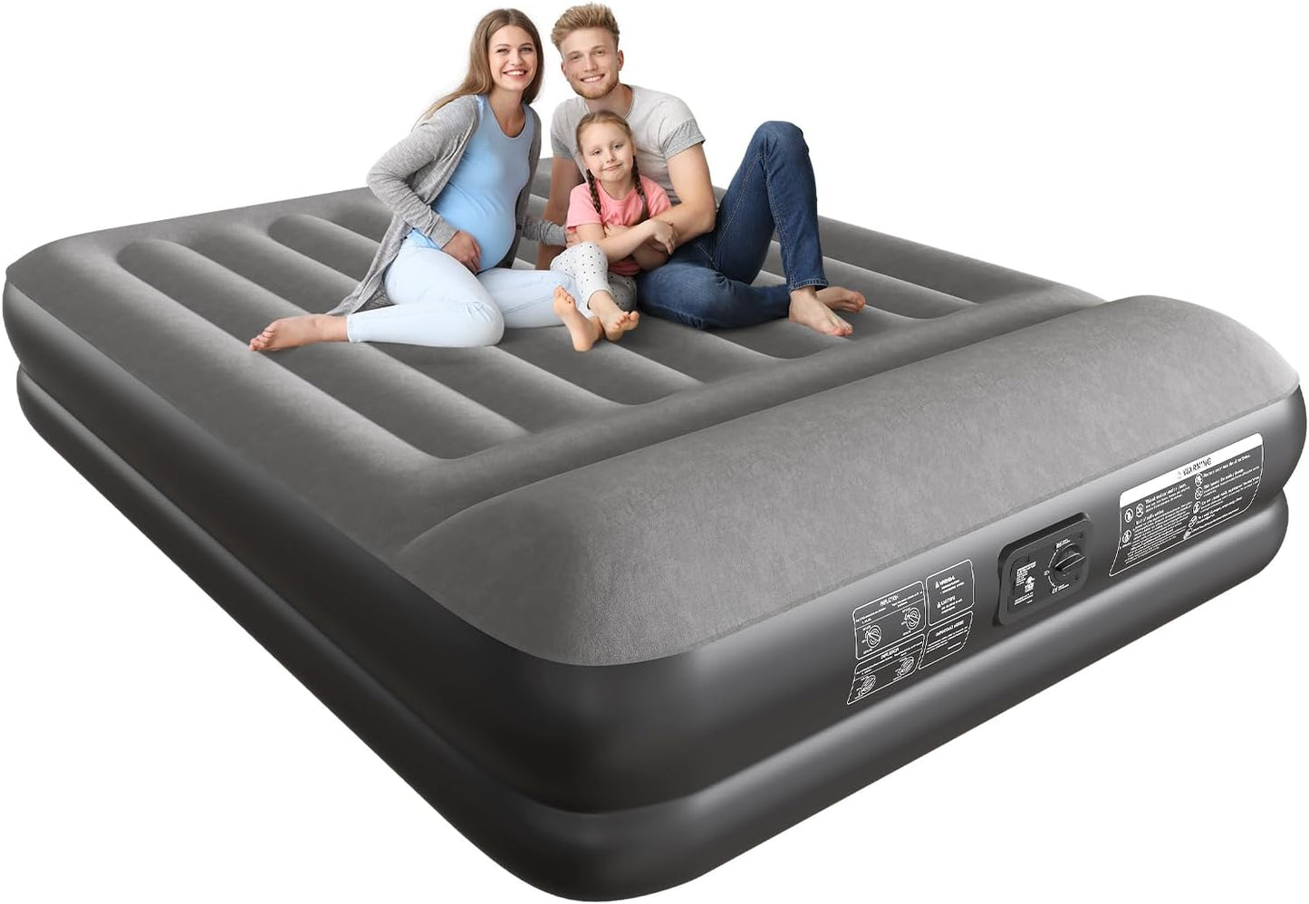 Queen Air Mattress Waterproof with Built-in Pump for Comfort