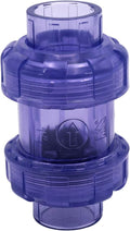 UPVC True Union Swing Check Valve 1ft Slip Full Port - Reliable