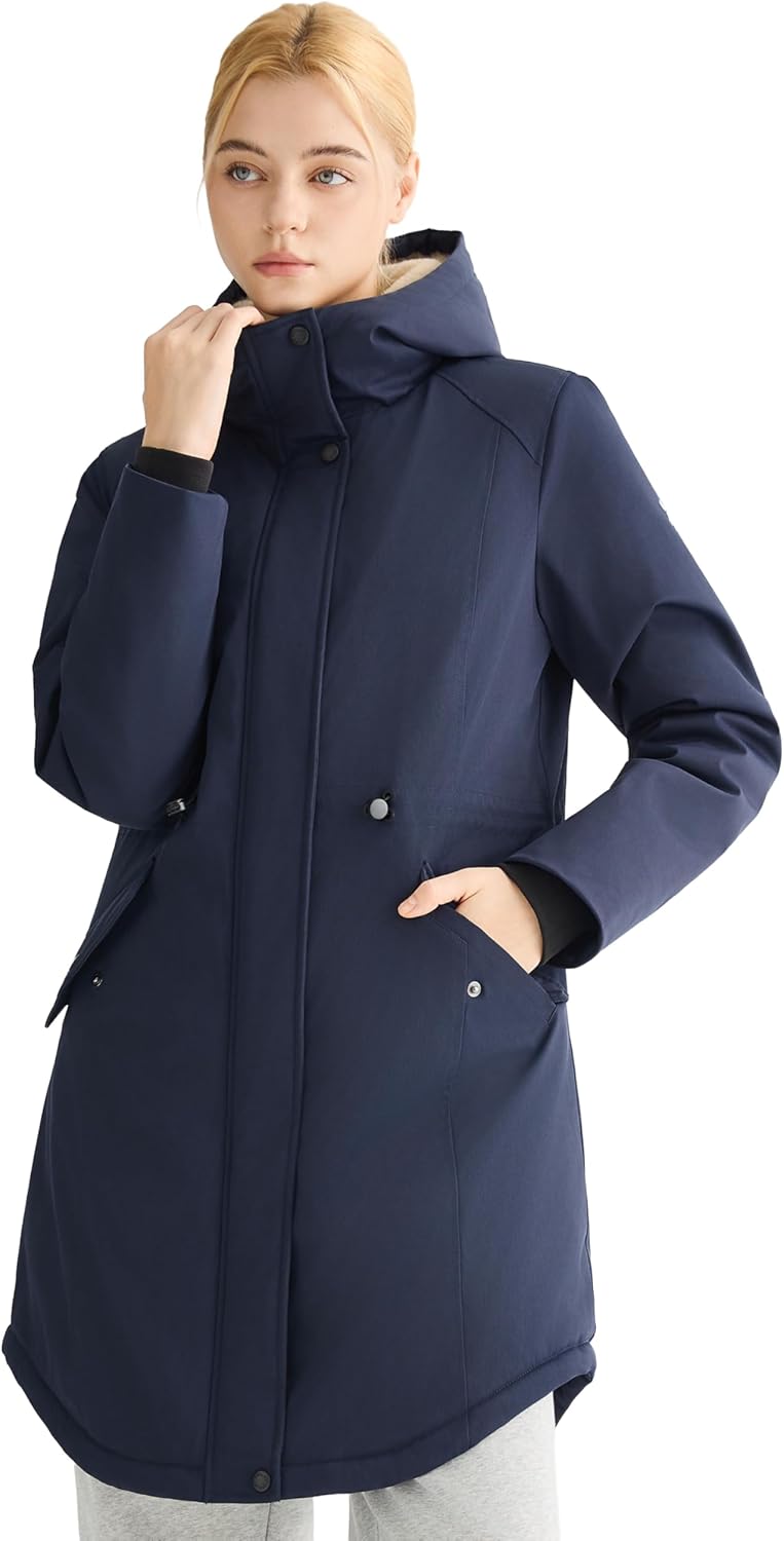 Orolay Winter Coat for Women Waterproof Long Warm Puffer Jacket