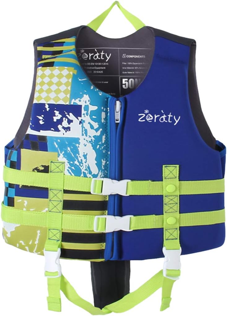 Zeraty Toddler Swim Vest Neoprene Float Jacket for Kids Safety