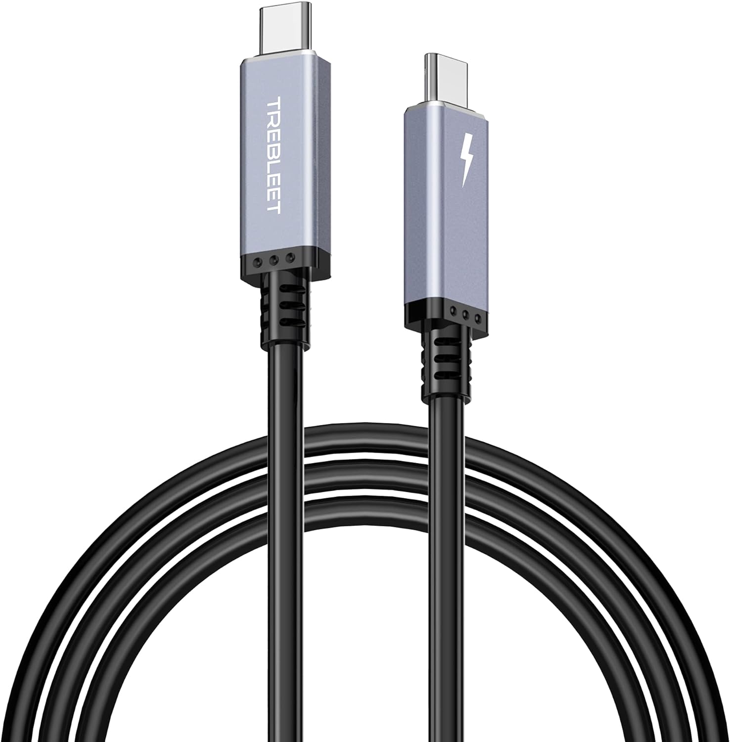 Ultra Long 15ft USB4 Thunderbolt 3 Cable - 20Gbps Power Transfer