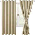 Light Blocking Blackout Curtains for Bedroom 60 W x 63 L in