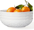 Artena Pasta Bowls 32oz Ceramic Large Salad Bowls Set of 4 - Elegant