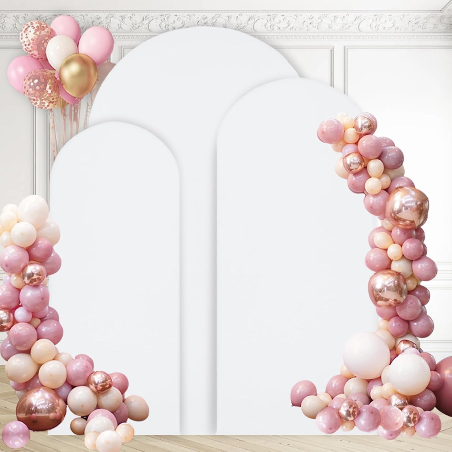 WEERRW Wedding Arch Cover Set of 3 for Stunning Decorations