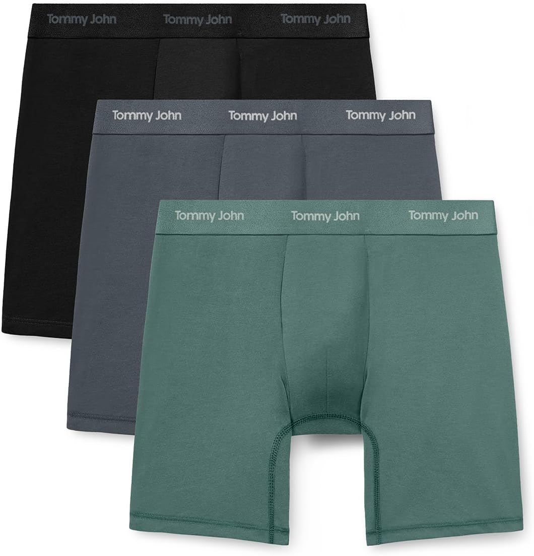 Tommy John Men's Luxe Modal 6in Boxer Briefs for Ultimate Comfort