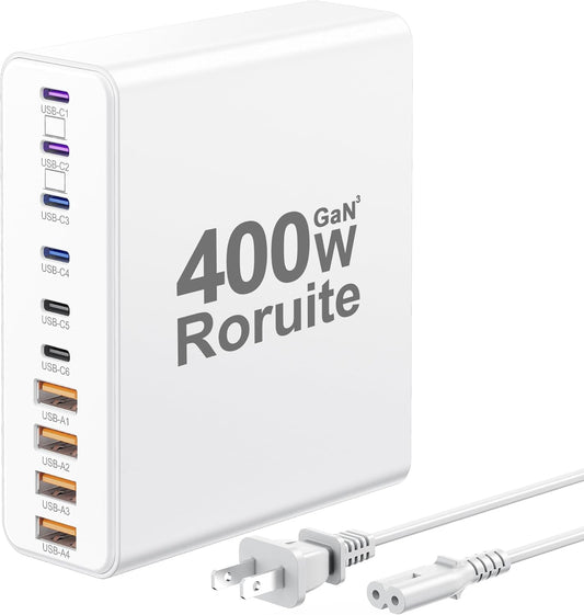 Ultra-Fast 10-Port GaN Charger for All Devices - Roruite