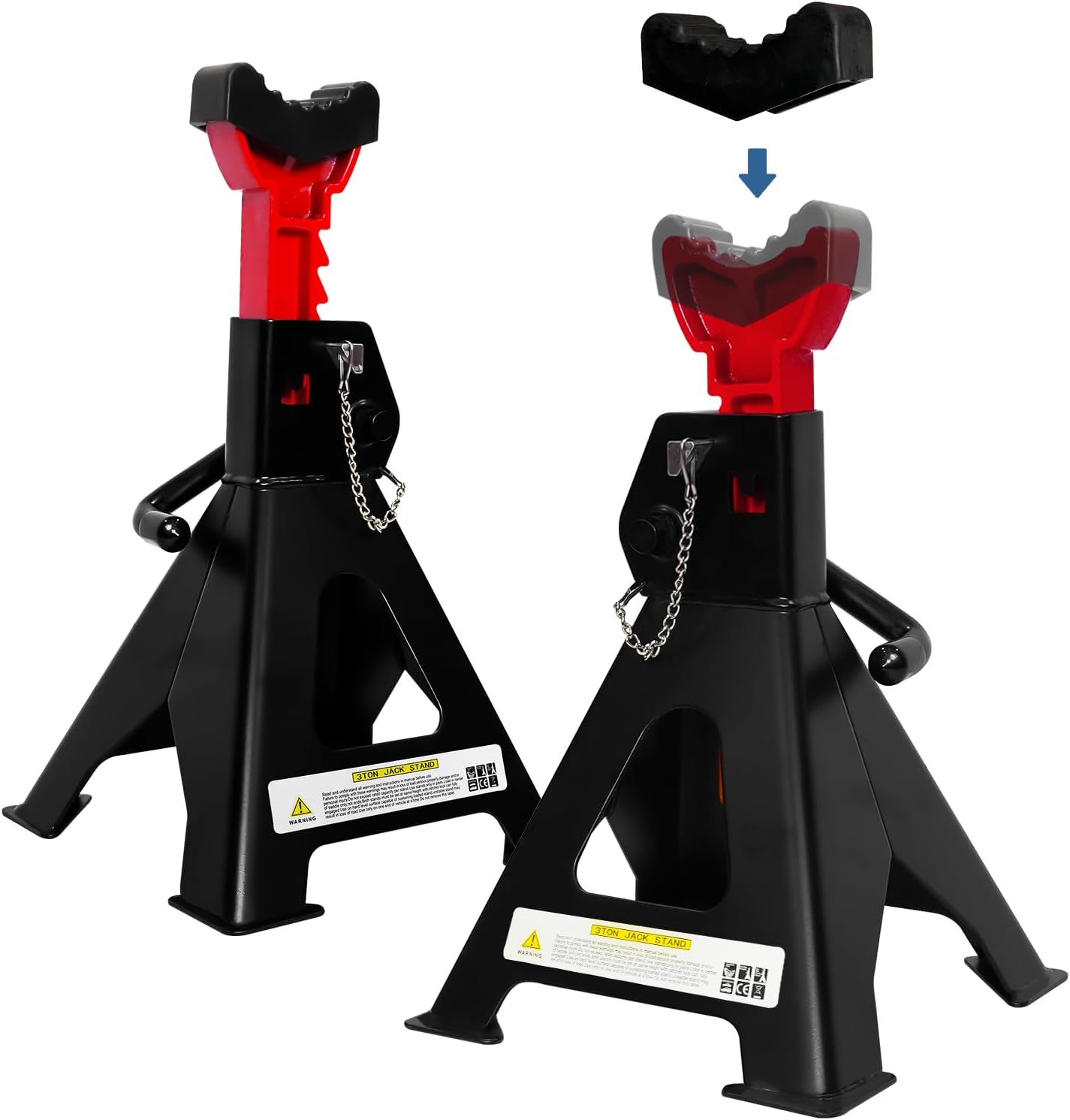 3 Ton Jack Stands Heavy Duty for Safe Vehicle Lifting