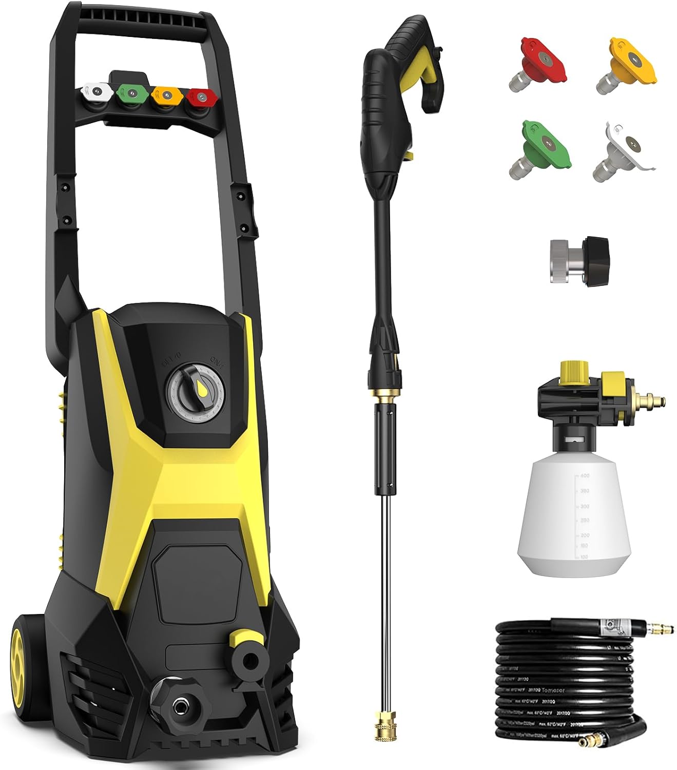 SEN-QII High-Pressure Electric Power Washer - 4800 PSI for Ultimate Cleaning Power!