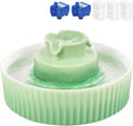 Ceramic Cat Water Fountain 2.1L - Quiet Durable Pet Fountain