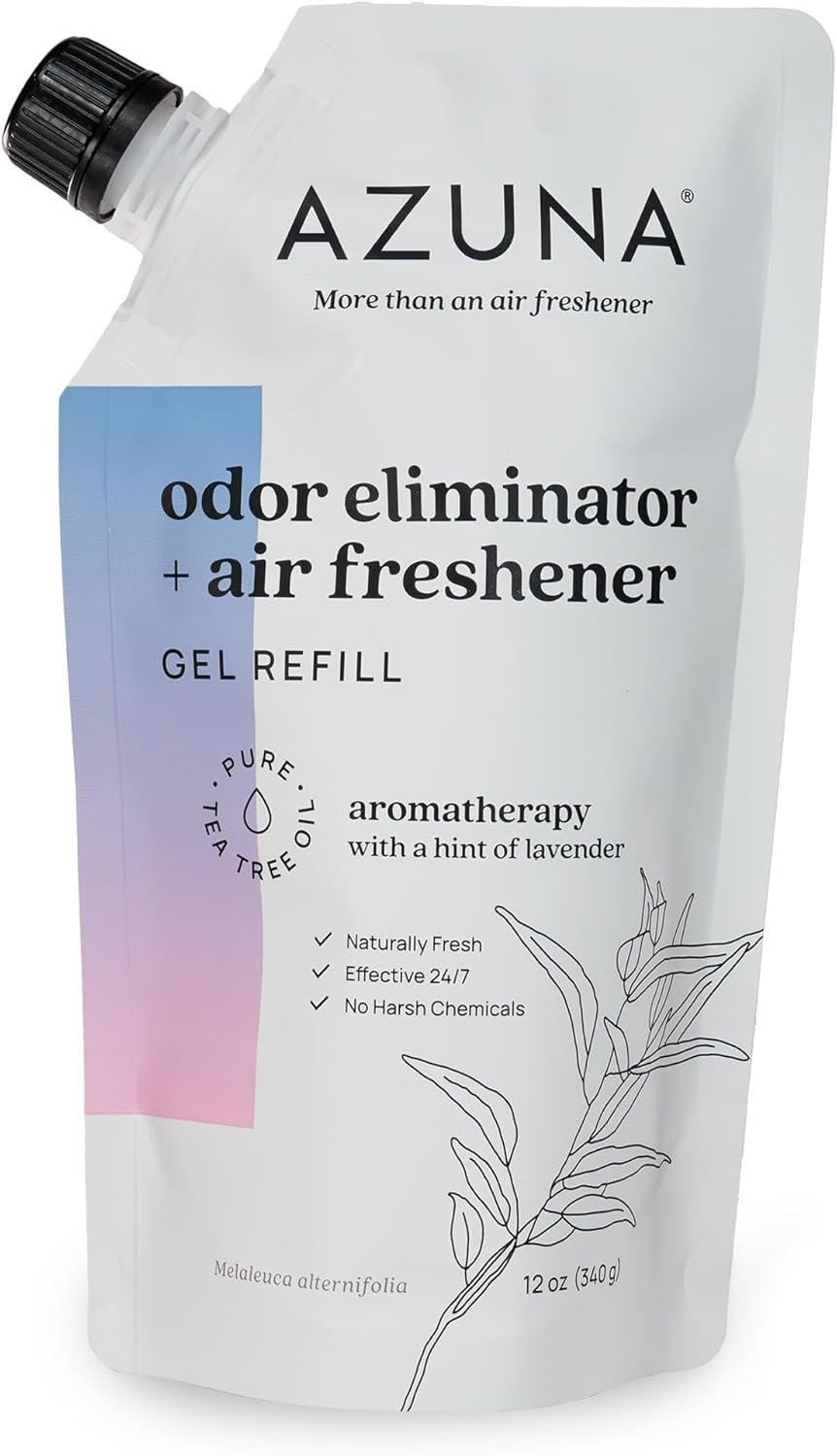 Azuna Air Freshener Gel Refill Pouch - Natural Odor Eliminator