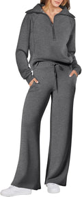 ANRABESS Women 2 Piece Outfits Sweatsuit Oversized Set - Cozy Everyday
