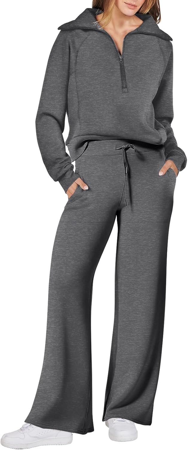 Trendy 2 Piece Oversized Sweatsuit Set for Women in Fall 2025