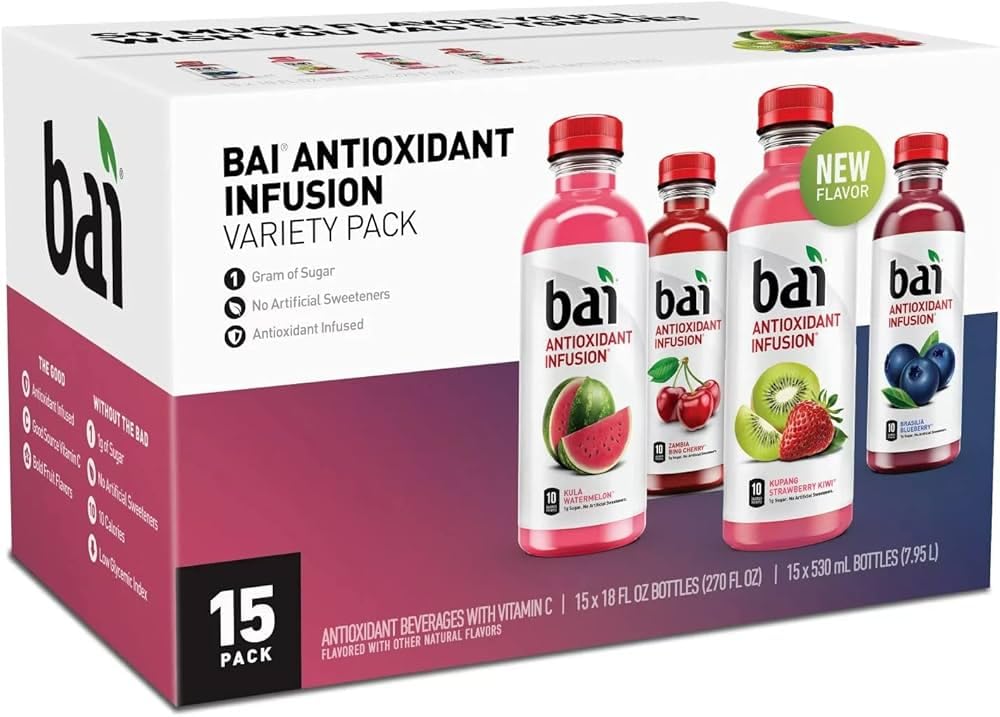 Bai Antioxidant Infusion Variety Pack - Refreshing Drink Options