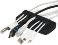 Heavy-Duty Cable Organizer with 4 Ties! Eco-Friendly Silicone, No Odor