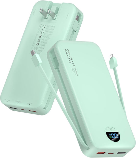 Portable Charger Power Bank 20000mAh with Fast Charging Features