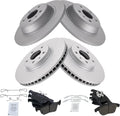 Front and Rear Ceramic Brake Pad & Rotor Kit Compatible with 2013-2020