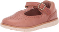 Toddler Girl Mary Jane Leather Flats - Supportive Memory Foam