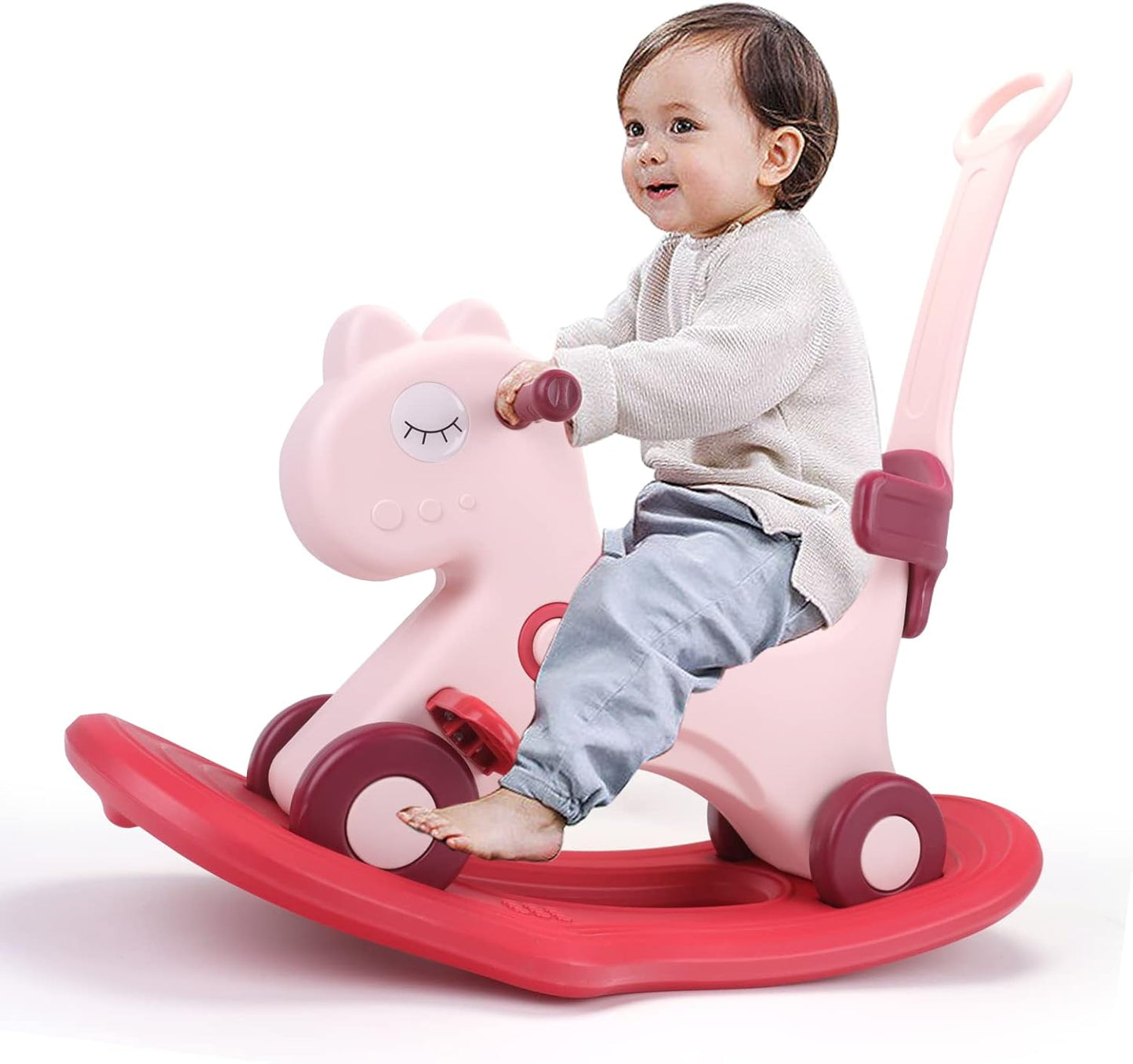 4 in 1 Rocking Horse for Toddlers - Fun Birthday Gift for Kids